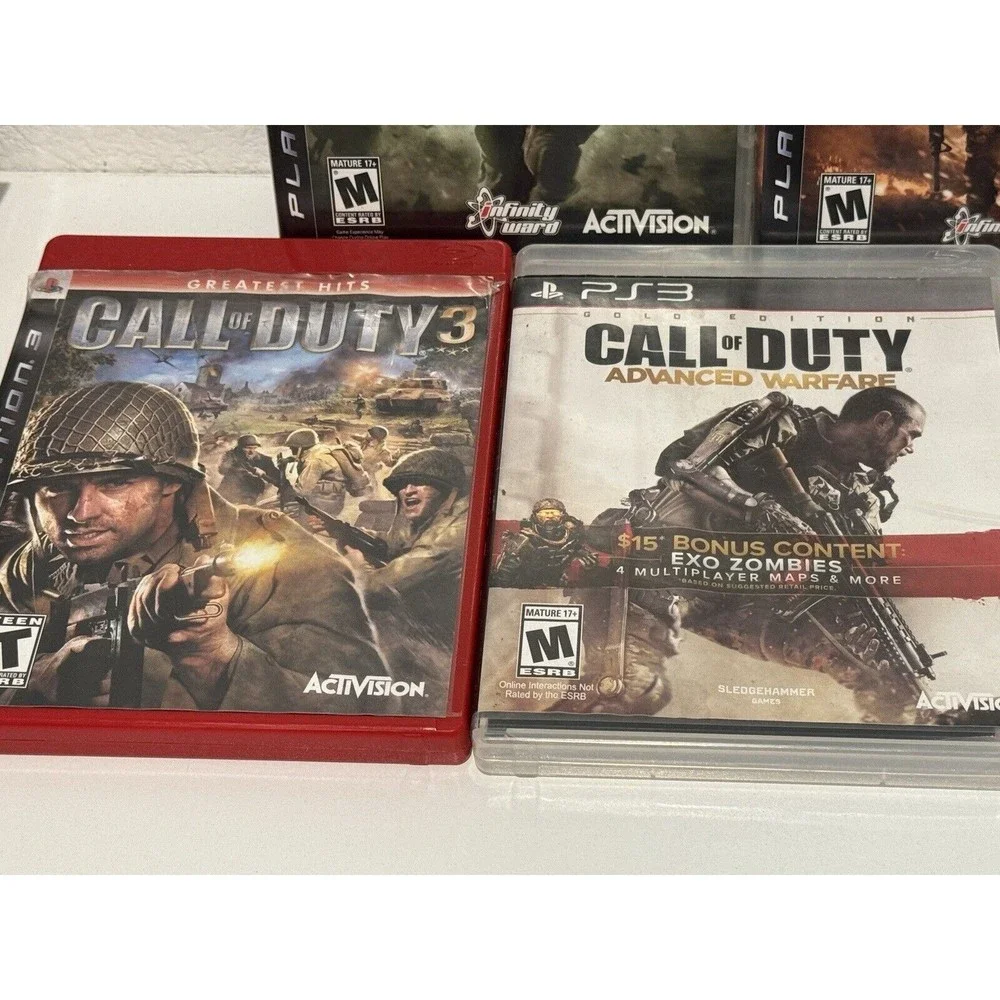 Call Of Duty PS3 Game Lot x8 Black Ops 1 2 Modern Advanced Warfare 2 3 4 Ghosts
